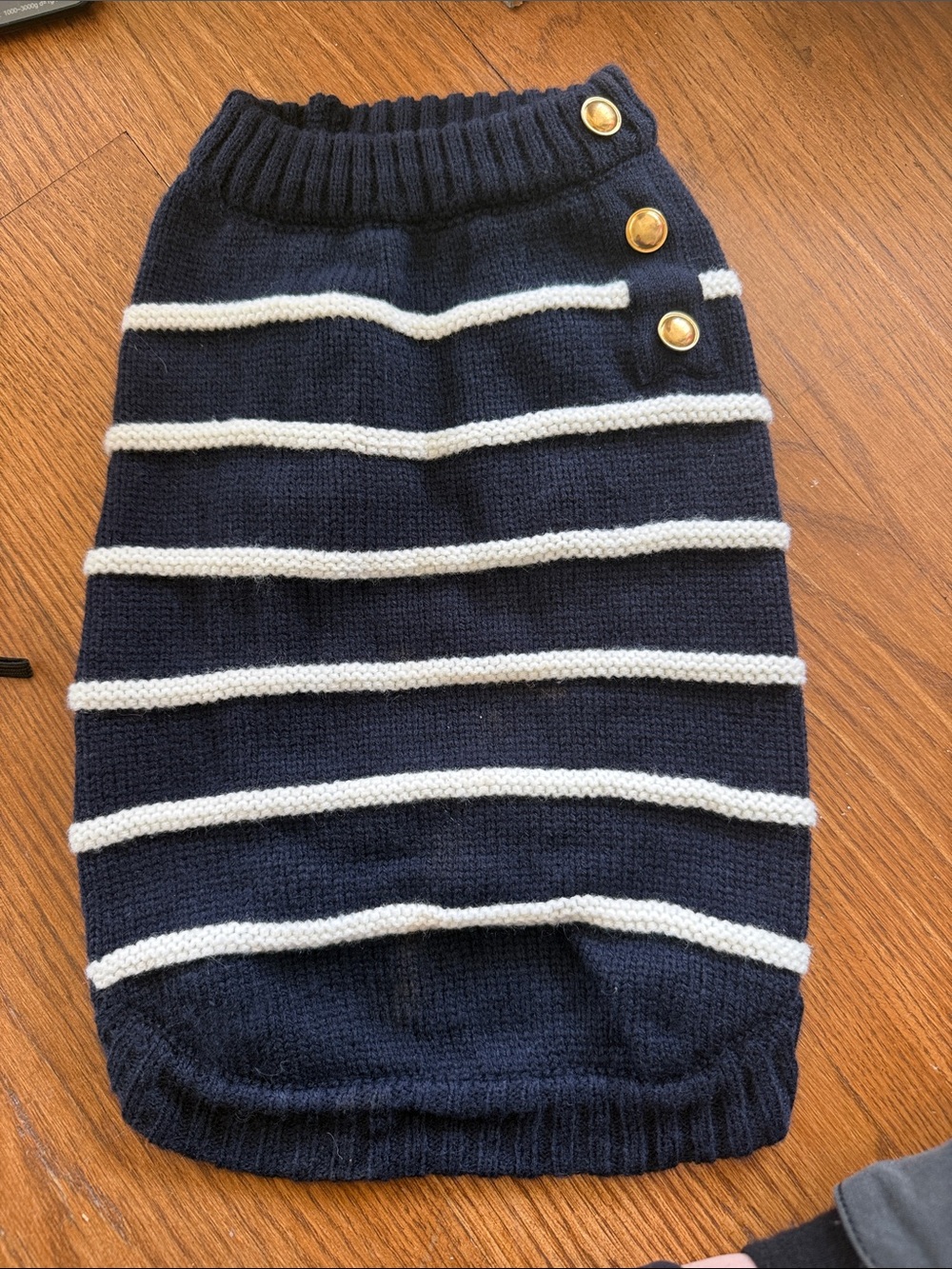 Draper James NWOT pet sweater nautical size medium